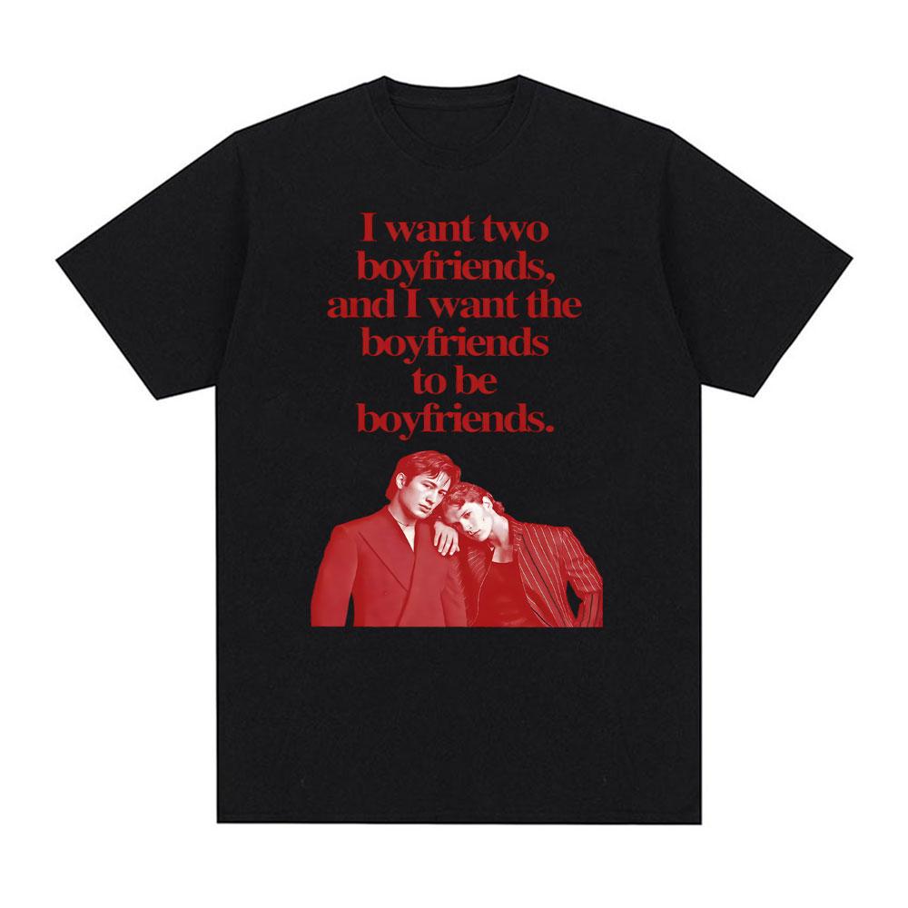 

Llya Shane I Want TwoBoyfriends ConnorHudson Hollander RozanovRivalry T Shirts Men Women Hot Sale Fashion T Shirt Summer T-sh... 5XL