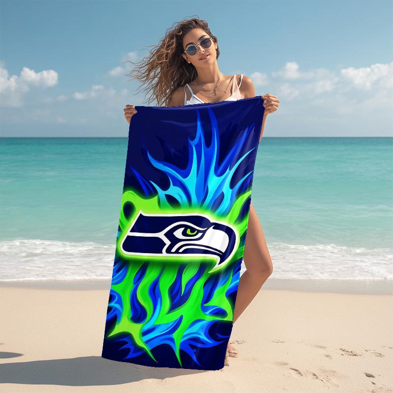 1Pc San Francisco Football Heritage Beach Towel Microfiber Beach Towel Thin Absorbent For Beach Swimming Yoga Bath Sports 0917174