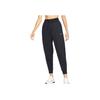 Nike Solid Color Logo Drawstring Knit Sweatpants Women Bottoms Black FB5432-010