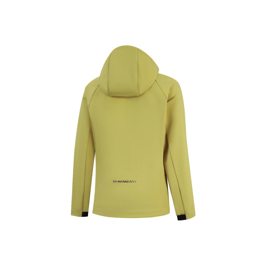 Li Ning Group Purchase Series Back Letter Zipper Hooded Versatile Casual Sports Jacket Women Jackets AFDVF92-5