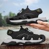 Retro Style Comfortable Mens Sandals Summer Walking Shoes Hot Sale Male Wading Aqua Shoes Outdoor Beach Flats Roma Mesh Sneakers