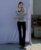 Debiweeo Zero Fat Wide Bootcut Leggings Devi-B0073-Black