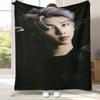 Coperta di Flanella Jimin Kpop B-BTS Star, Coperta Morbida Calda in Peluche per Casa Camera da Letto Letto Divano Copertura Ufficio Campeggio picnic regalo