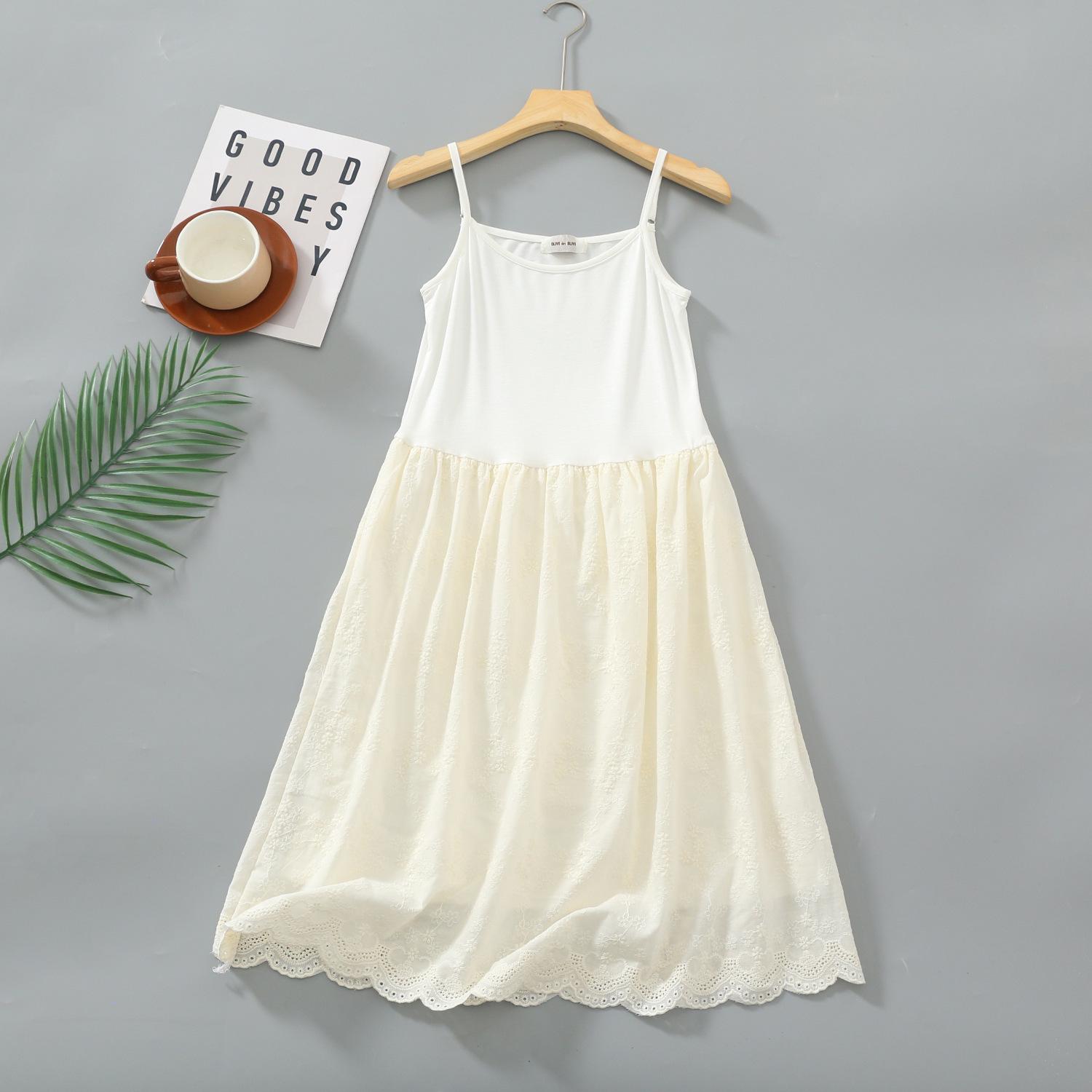 Вышитое летнее платье феи с высокой талией и хлопковой подкладкой One Size