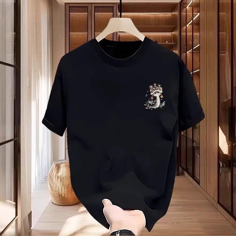 Couples Cotton T-Shirt Short Sleeve Black White Tops Breathable Comfortable Soft Casual Sport Tees