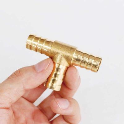 4/6/8/10/12/14/16/19 MM 2-3-4-Way Brass Pagoda Barb Fittings Connectors Air Fuel Water Hose Adapter Copper Pagoda Fittings