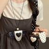 Leather Eyeglasses Storage Bag Pendant Decorative Glasses Clip New Wearable Eyewear Holder