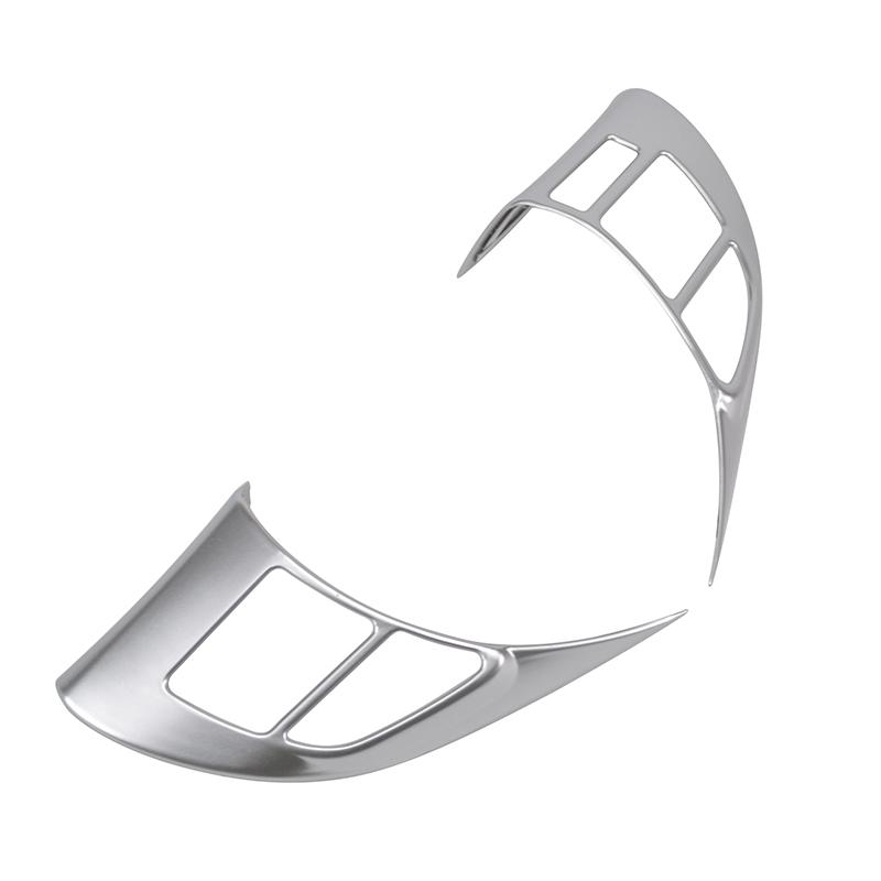 Fit For Mazda 3 M3 Axela 2014 2015 2016 Chrome Interior Steering Wheel Panel Cover Trim Inner Garnish Molding Badge Frame Insert