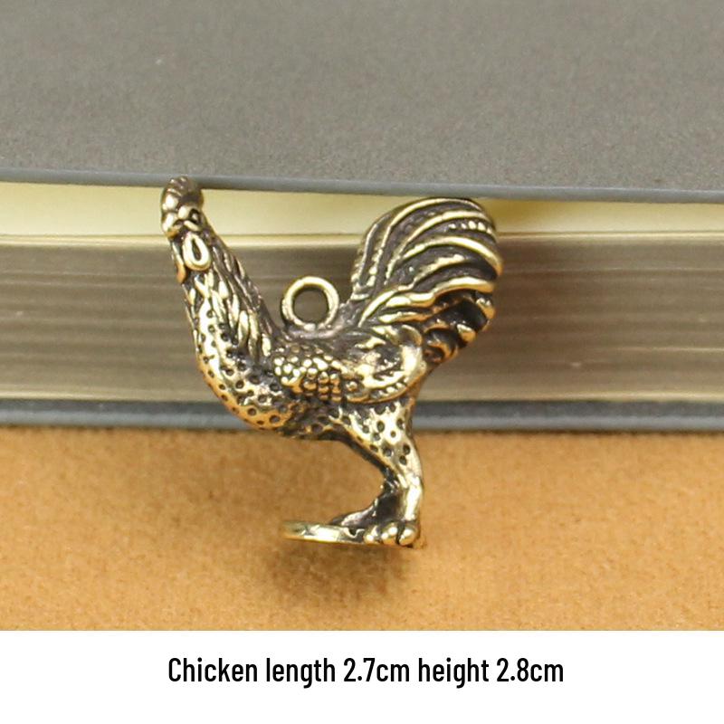 Year of the Rabbit 3D Zodiac Keychain Pendant - Dragon, Tiger, Snake, Horse Car Accessory