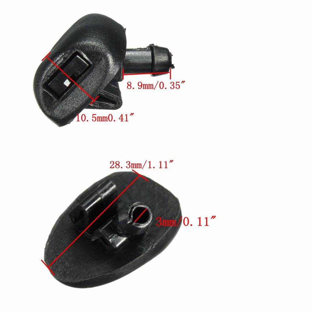 Buy One Pair Windscreen Window Wiper Water Washer Jets Nozzles For