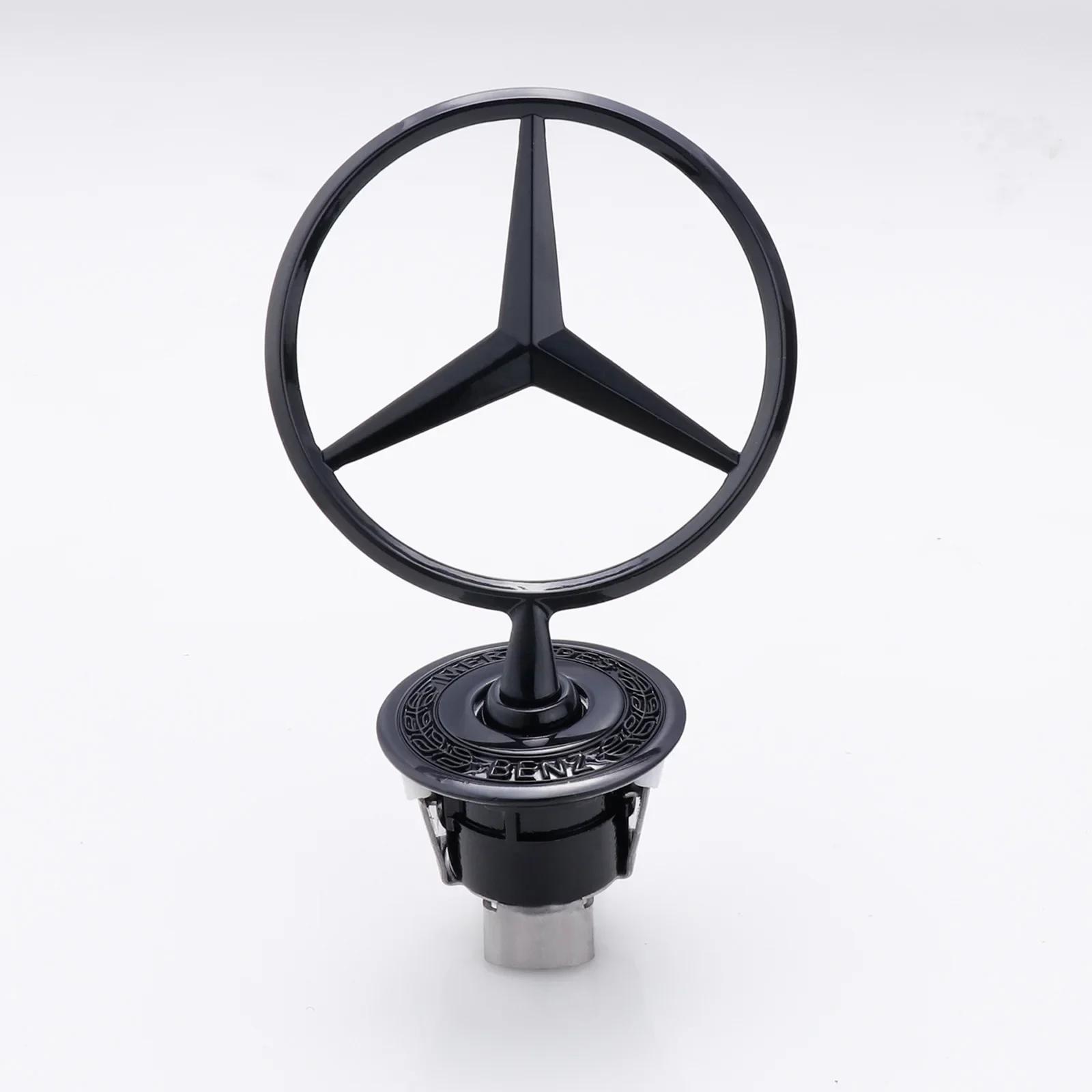 

Car Sticker Car Star Hood Badge Front Chrome Logo Hood Marking Mercedes Benz C E S-Class W204 W205 W212 W213 W211 W220 W222 W223