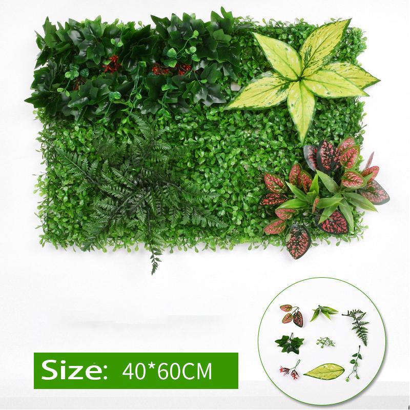 Artificial Plants Grass Wall Panel Boxwood Hedge 16X24in Faux Eucalyptus Greenery Backdrop Suitable for Outdoor Indoor Garden