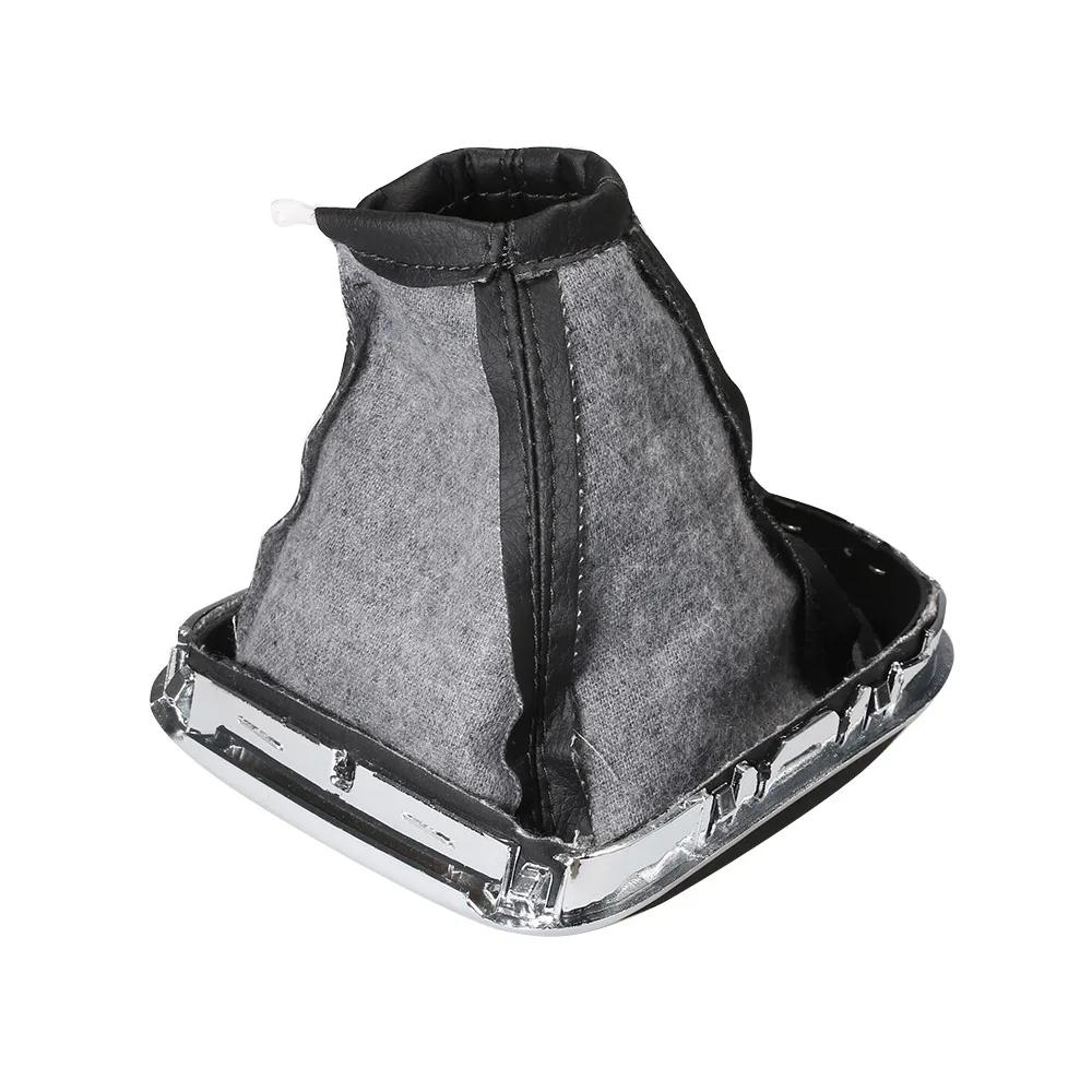 Car Gear Shift Stick Gaiter Boot PU Leather Dust-proof Cover Replacement for Cruze 2008-2012(without OFF Button Beside Shift