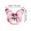 Luxury Universal Beautiful Butterfly Mobile Phone Handle Holder Suitable Mobile Phone Finger Ring Holder Adhesive Holder
