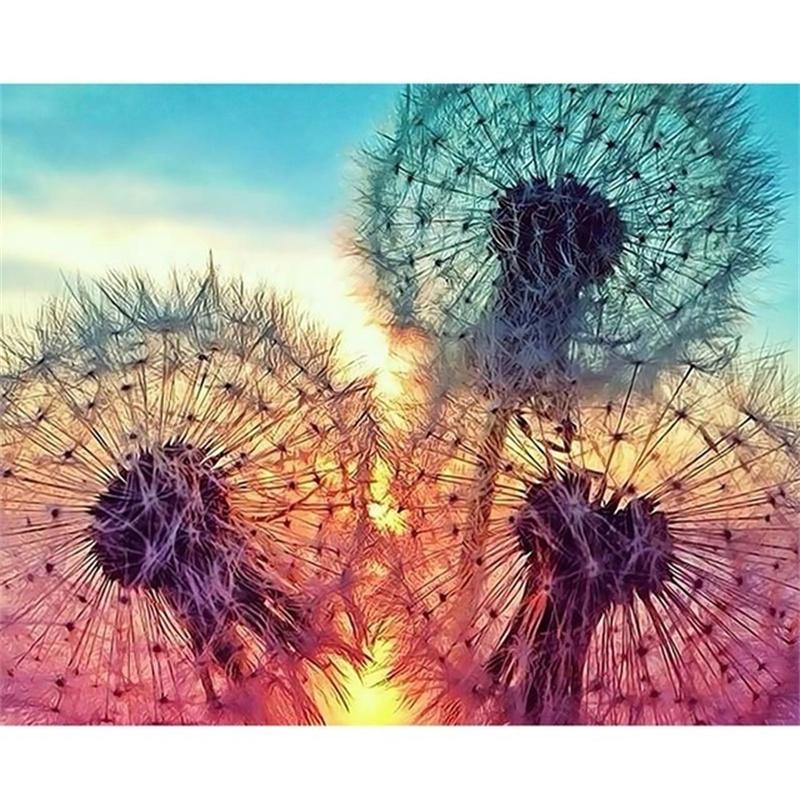 5D DIY Diamond Painting Flowers In Oil Painting Diamond Embroidery Cross Stitch Kit Full Rhinestone Mosaic Home Decor