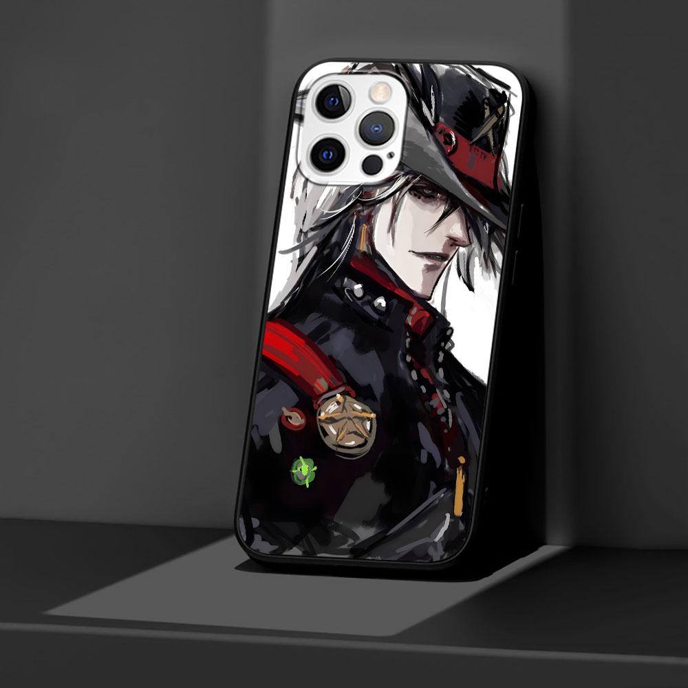 

Star Rail Boothill Case for Apple iPhone 13 14 Plus 11 12 Mini 15 Pro Max 7 8 SE 2020 X XS XR Silicone Black Soft Phone Cover iPhone 7(SE 2020)
