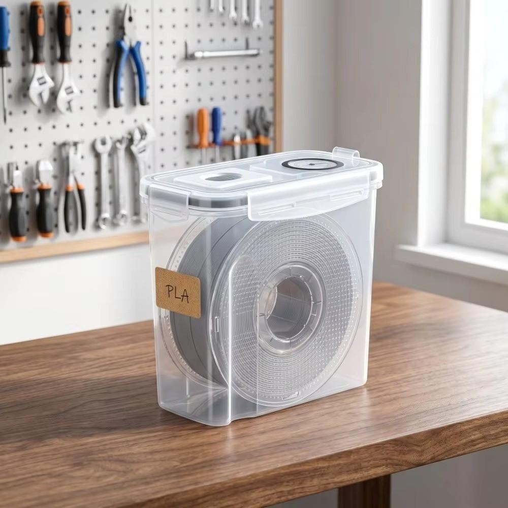 Transparent Filament Container Airtight 3D Printing Container New 3D Printing Storage Box