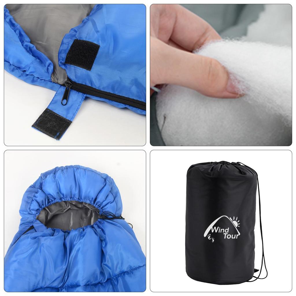 Sleeping Suitable for All Fully and Includes a Storage Bag for Easy Unisex Envelope-style Bag, Seasons, Lightweight, Warm, Waterproof, Cold-resistant,