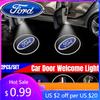 New 2026 Car Sticker Ford New 2025 Hot Led Car Door Welcome Light Projector Lamp for Ford Mustang Shelby Focus Fusion Transit Fi
