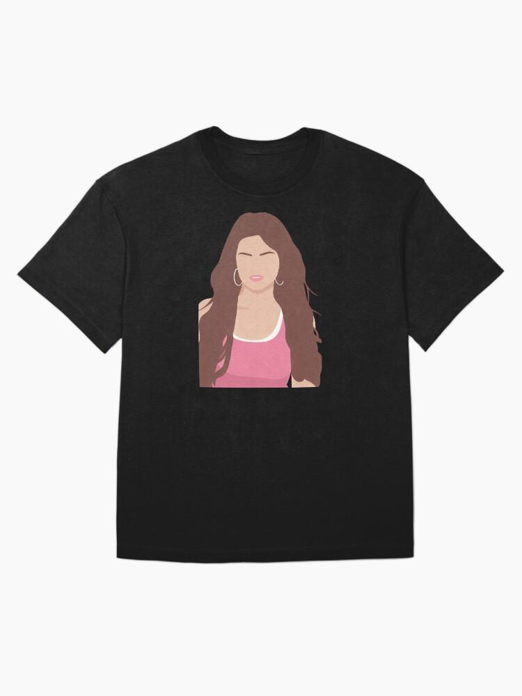 Selena Gomez Lineless Illustration Oversized T-Shirt