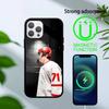 Žraloci Macklin Celebrini Pouzdro na telefon Pro iPhone 17,16,15,14,13,Pro,Max,Plus, Magnetické Pro Magsafe Bezdrátové nabíjení