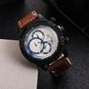 Personality Trend Temperament Men'S Watch Casual Business Belt Quartz Watch Men