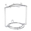 Chrome-Plated Wrought Iron Hanging Coffee Cup Holder - Nail-Free Kitchen Storage Solution