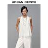 UR 2026 Spring Women's Casual Loose Round Neck Blouse