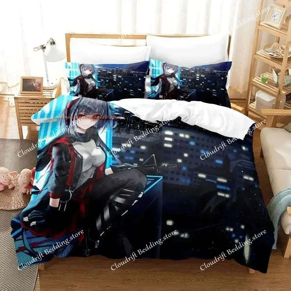 3D Print Kawaii Anime Arknights Bedding Set Single Twin Full Queen King Size Bed Set Aldult Kid Bedroom Duvet Cover Sets