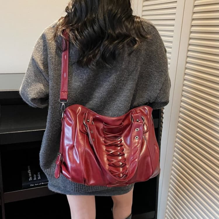 

New Women s Tote Bag Shoulder Messenger Bag красный