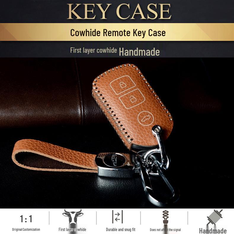 Toyota Camry/Highlander/Yaris/Vios/Hiace Leather Key Cover