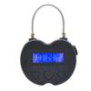 1 Set Smart Time Lock Long Battery Life Love Heart Shape Rechargeable Bondage Timer Couples Accessories for Home