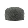 Männer Herbst Winter Herringbone Gestreifte Baskenmütze Britische Forward Cap Schirmmütze