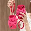 Goddess Samsung A72 Silicone Case: M04S Bow Bead Chain, Anti-Fall Big Wave A10, A24