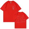 Rapper Lil Peep Tour Concert  Graphic T Shirt Men's Fashion Cotton Short Sleeve T-shirt Unisex Hip Hop Oversized Tees Streetwear