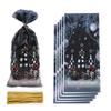 50/100Pcs Christmas Gift Bags Christmas Decorations For Home 2025 Xmas Gifts New Year 2026 Santa Claus Snowman Packaging Bags