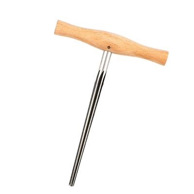 1:30 Taper Violin Peg Hole Reamer with Wood Handle  T Handle Bridge Pin Reamer Tool for 3/4 4/4 Violin Making Tool