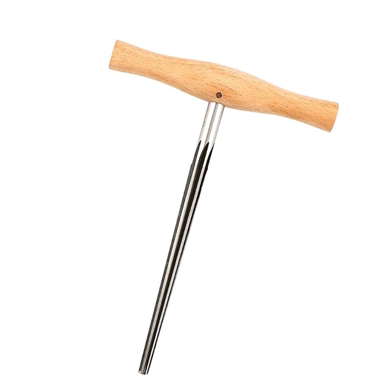 

1:30 Taper Violin Peg Hole Reamer with Wood Handle T Handle Bridge Pin Reamer Tool for 3/4 4/4 Violin Making Tool 1