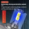2Pcs Super Bright Mini H4 H7 LED Car Headlight Bulbs 20000Lm Auto H1 H11 LED Light H8 HB3 HB4 9005 9006 9012 6500K 4300K 8000K Auto Lamp 12V 24V