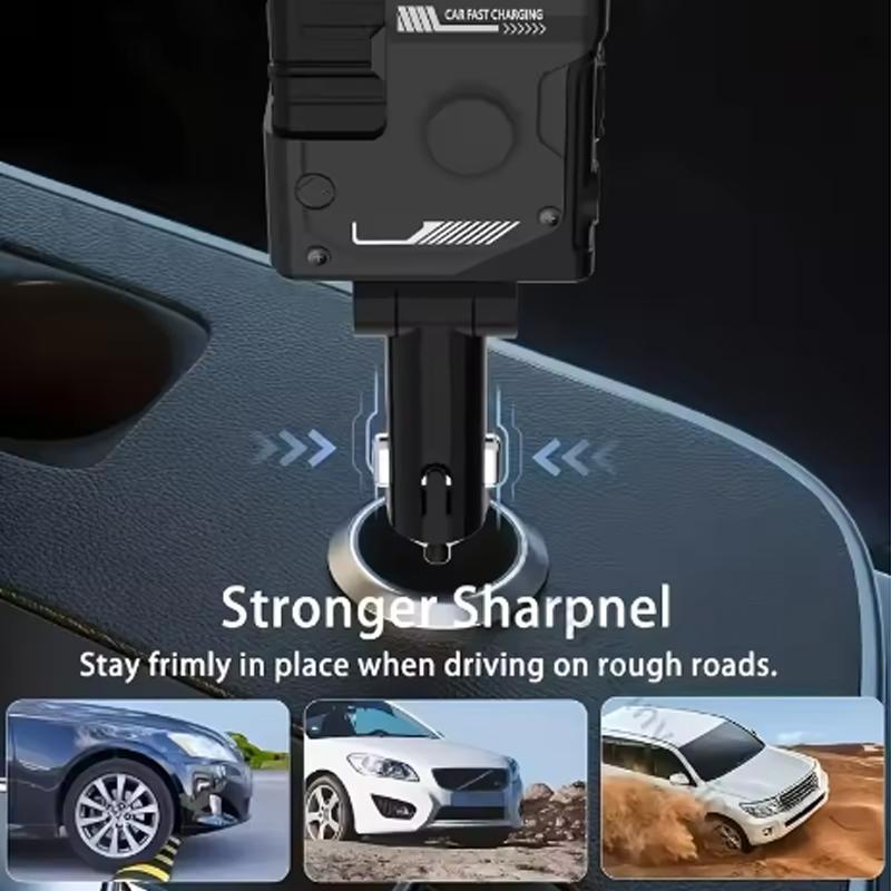 4 in 1 120W Fast Car Phone Charger Retractable Type-c Car Charger USB Car Charger for iPhone Android Galaxy Pixel TCL
