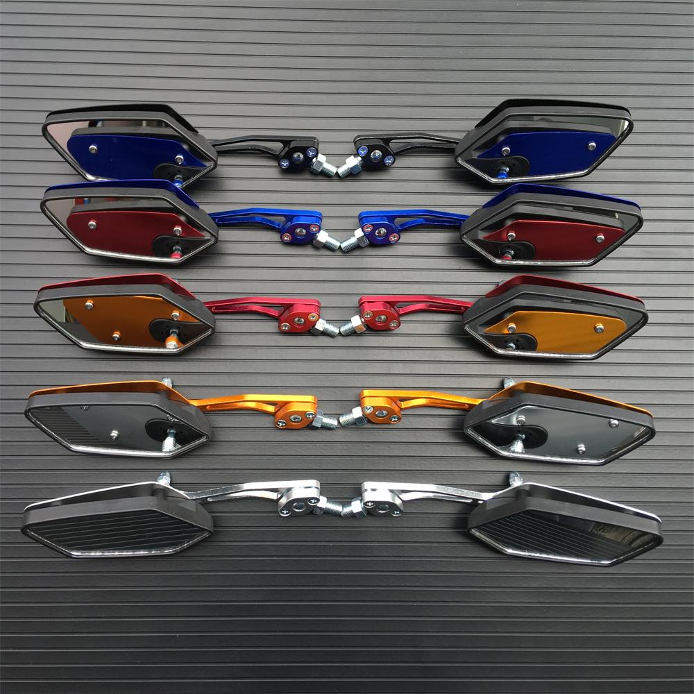 Aluminum Universal 8mm 10mm Motorcycle Handlebar Rear View Mirrors Anti-glare Mirror for Honda Yamaha Suzuki Scooter