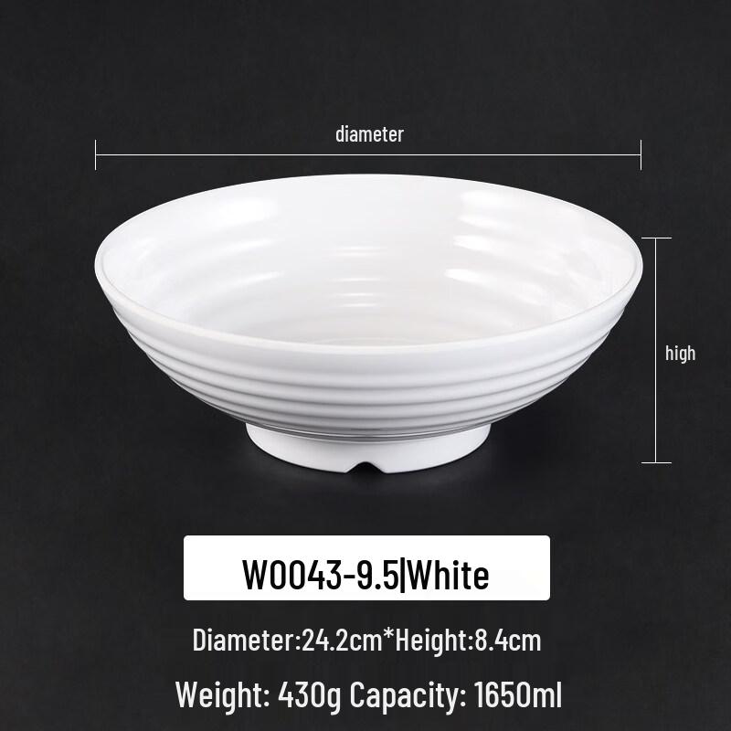 

Commercial Thickened Melamine Noodle Bowl