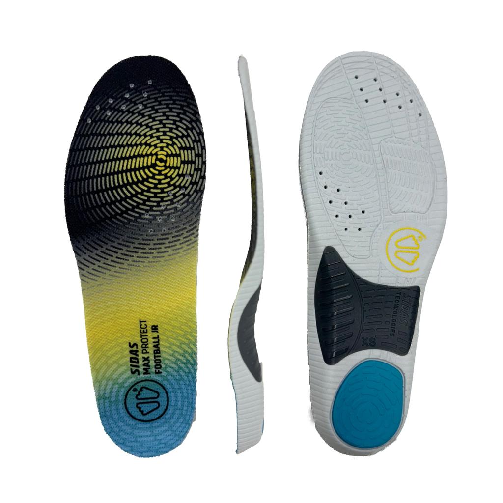 SIDAS Max Protect Football Junior Insole (330215104) for Elementary School Students and Children (Small, Size 23.5-24.5cm)