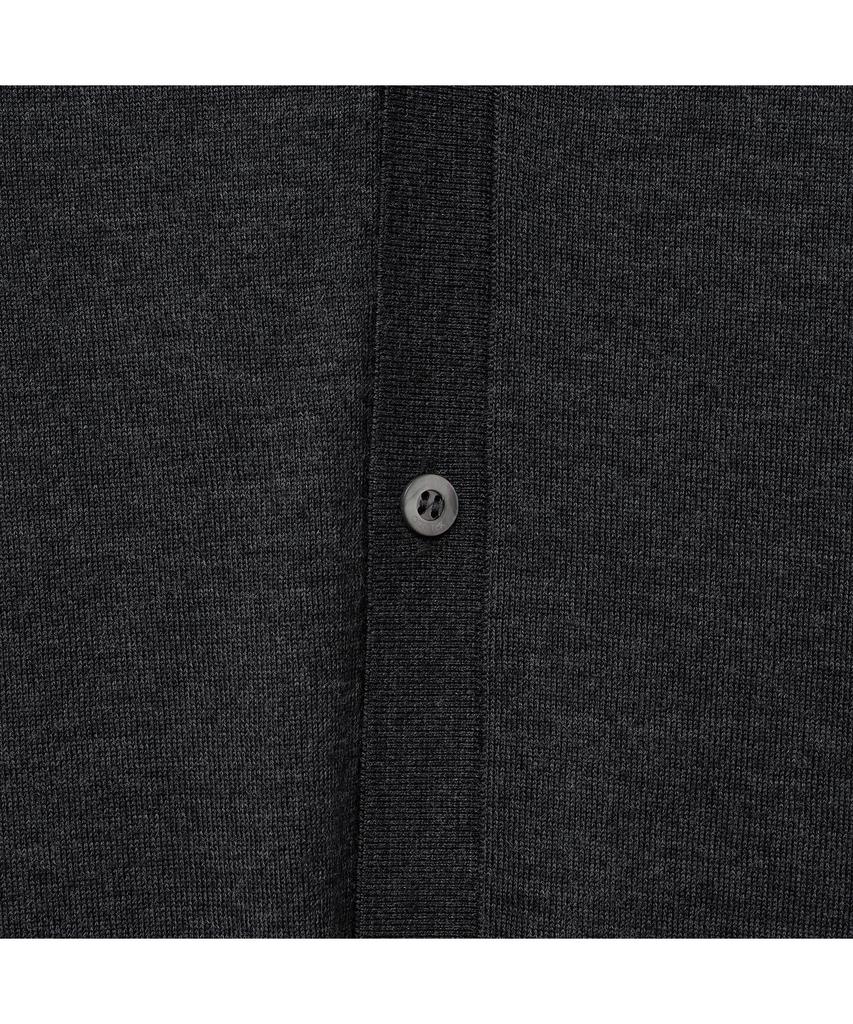 Iolo Royal V-Neck Cardigan_Charcoal