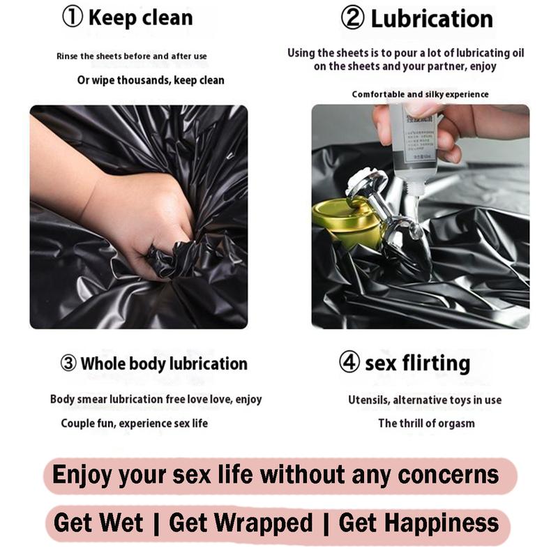 Adult Lubricant Waterproof Sex Sheet BDSM Couple Foreplay Bed Games Adult Bedsheets Oil SPA Resist Reusable Large Size Sheet