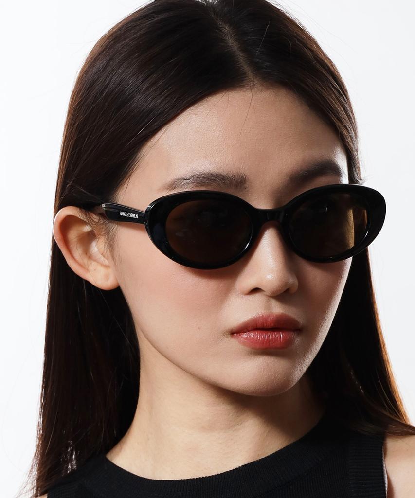 Hangeul Oval Sunglasses Brown