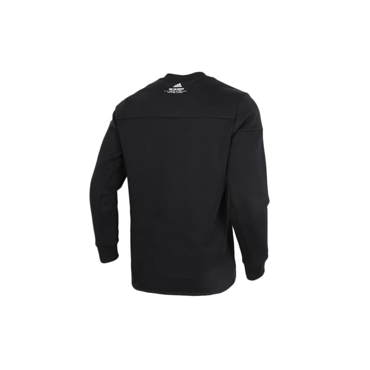 adidas Sweatshirts Men's Black Crew Neck Moderate Regular GM6538