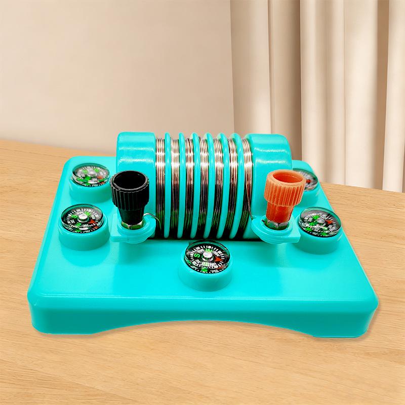 Electrified Solenoid Magnetic Field Demonstration Kit for High School Physics