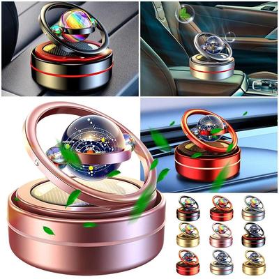 Energie solară Odorizant pentru mașină Inel rotativ pentru aromoterapie Tablou de bord Difuzor de parfum Accesorii auto Decor interior