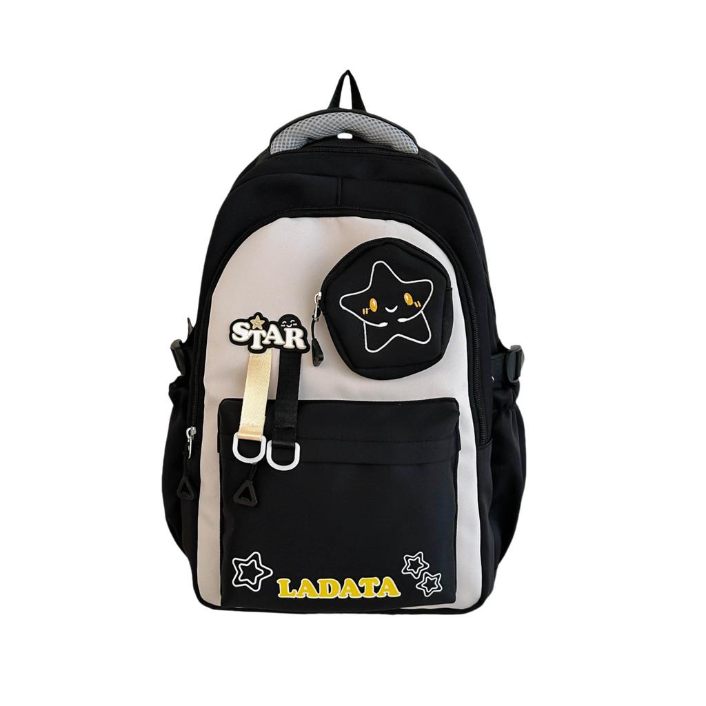 Lightweight and Large Capacity Junior High School Students Backpack New Style School Bag